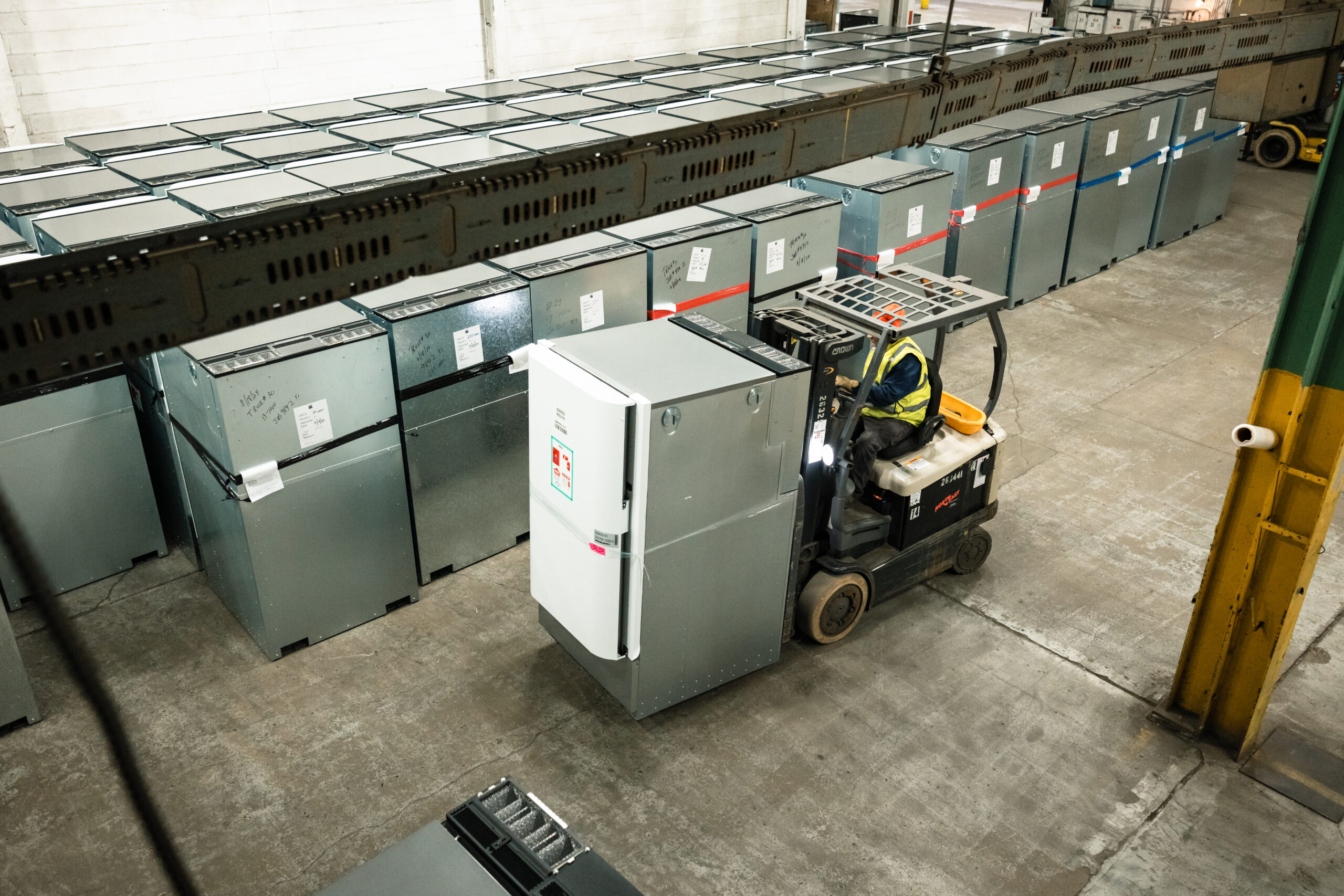 Industrial Equipment Storage at T2G Logistics